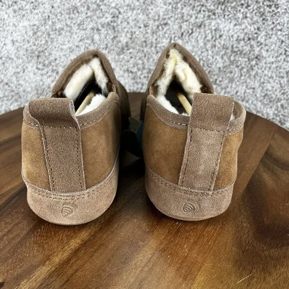 ACORN Mens Size 7 Romeo II Sheepskin Slipper Cloud Cushion Comfort Shoes NEW