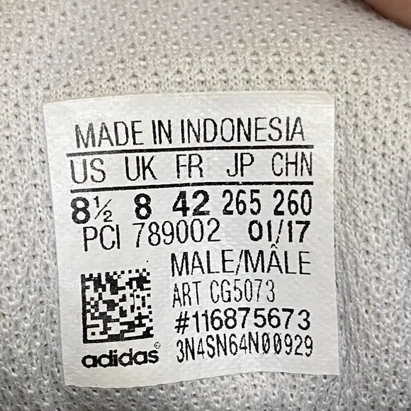 Adidas Originals Men's Grey/White Pro Model Mid J Basketball Shoes